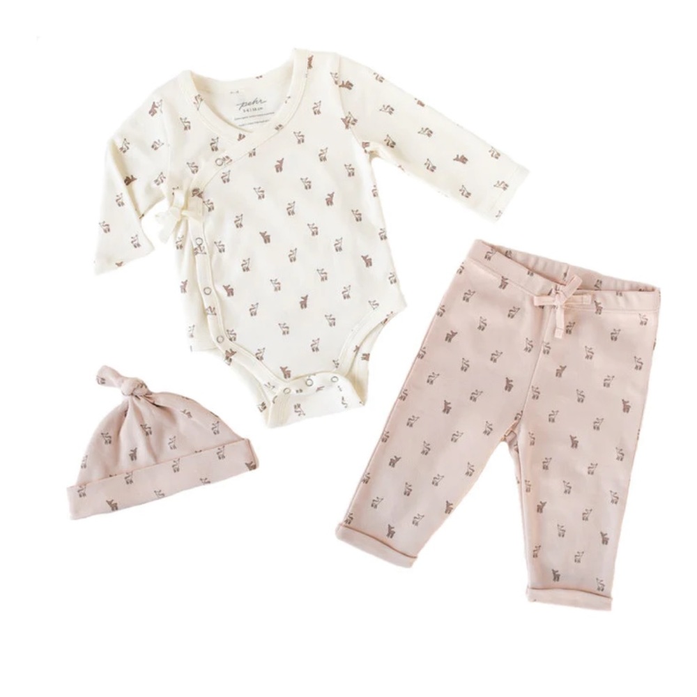 Pehr Fawn 3 piece set 0-3m
